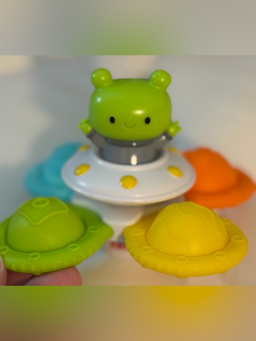 Nuby Alien Suction Fidget Spinner Toy